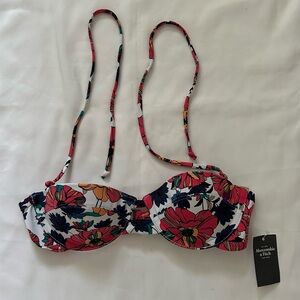 Abercrombie & Fitch Multicolor Floral Bikini Top